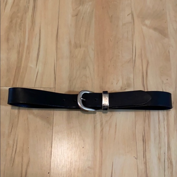 GAP Accessories - Black leather belt 32